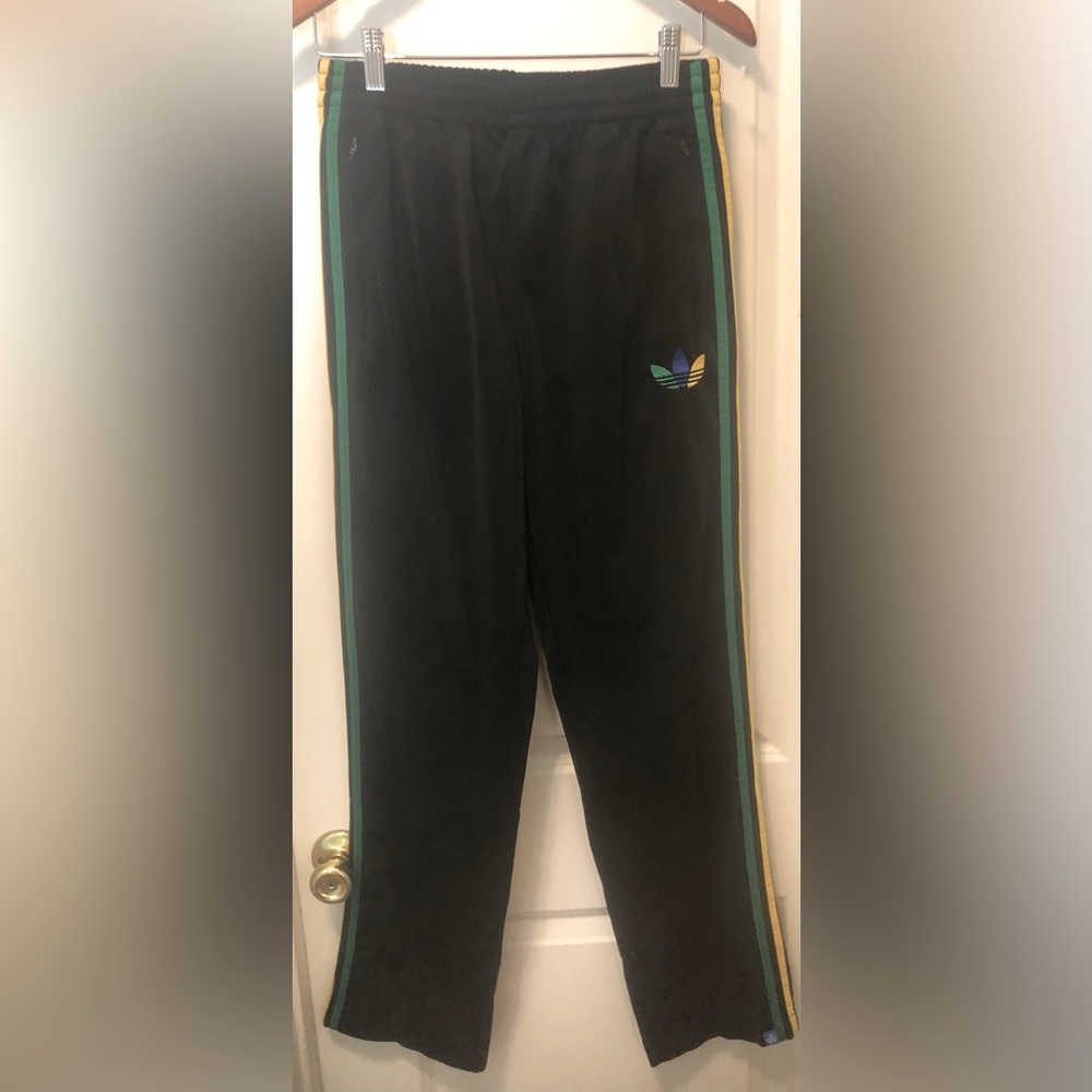 Adidas LNC Men's Brazil Tiro Warm Up Soccer Drawstring Zip Pockets Pants Size S